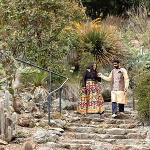 Indian Pre Wedding Photos, UC Botanical Garden, Berkeley