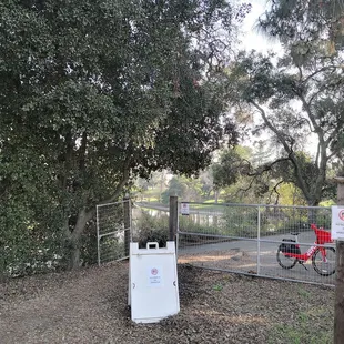 No horses in the arboretum.  (This is an exit to the equestrian center which empties in to the arboretum.)