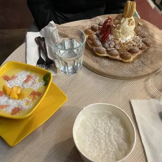 Mango Pomelo Sago Coconut Pudding