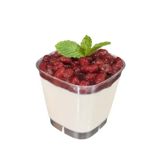 Red Bean Coconut Pudding