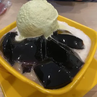 I04. Cold Grass Jelly Ice Cream