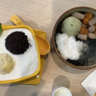 I07. Cold Durian Black Sticy Rice