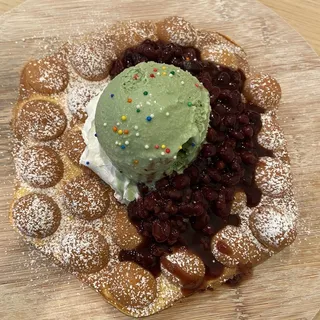 J08. Egg-Puff with Red Bean