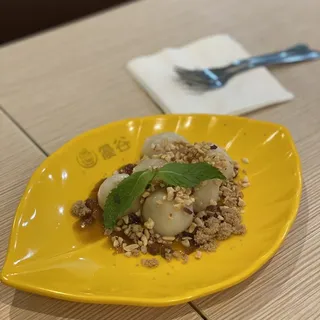 Hot Mochi Rice Ball Coated