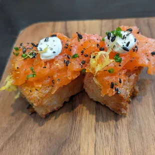 Seared Salmon nigiri