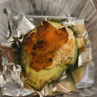 Baked avocado!