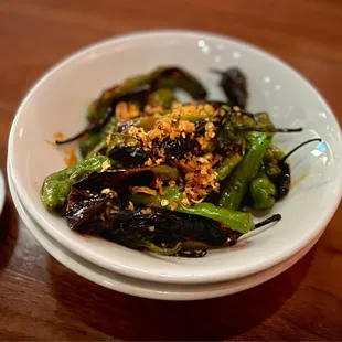 Shishito peppers