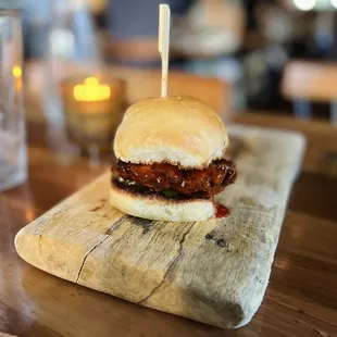 Hot fried chicken bun