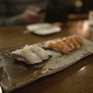 Sea bream &amp; Sake salmon