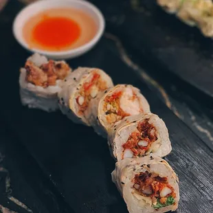 soft shell crab makimono