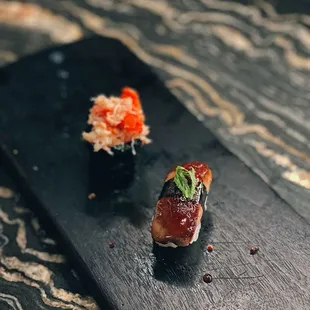 foie gras and snow crab