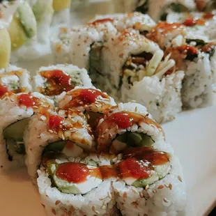 food, sushi and sashimi, sushi, sashimi