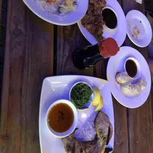 #HamachiKama #Sashimi #Chicken Kara&apos;age, #Shumai #Dumpling