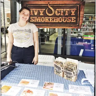 Ivy City Smokehouse at the market with the BEST local seafood