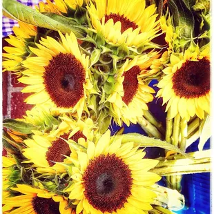 Fresh flowers at the market