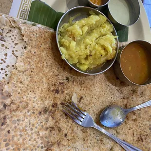 Special Rava Masala Dosai