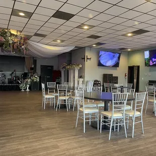 the dining area