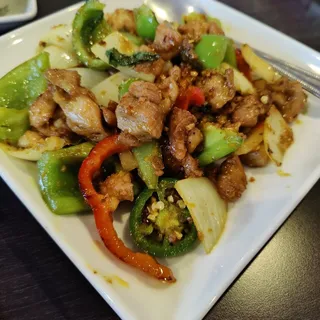 LEMONGRASS CHICKEN (BAI MONN CHA KROEUNG)