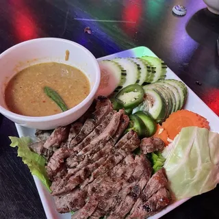 STEAK WITH TIRK PRAHOK (SACH GOH TIRK PRAHOK)