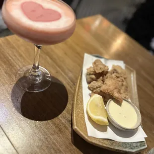 The Kiss paired with the Karage Chicken