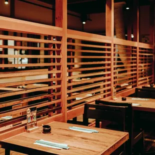 interior, sushi and sashimi