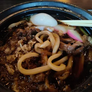 BEEF SUKIYAKI NABEYAKI UDON*