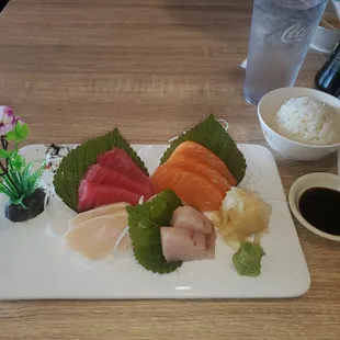 Sashimi lunch