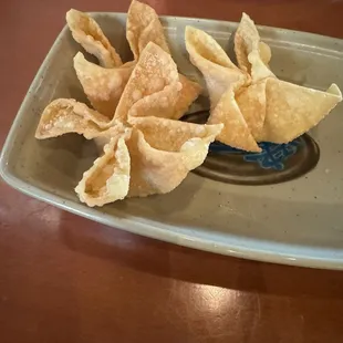 Crab Rangoon-very good.