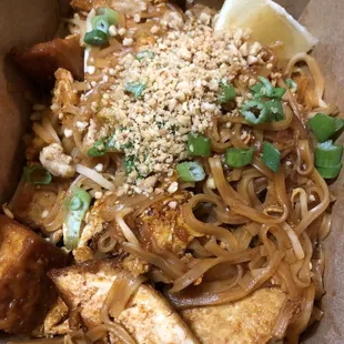 Pad Thai with tofu