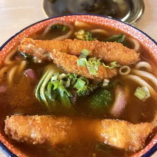 Kimchi Chicken Udon