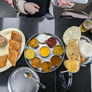 Dosa and thali