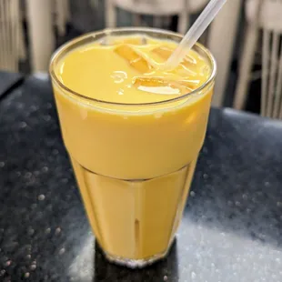 Mango Lassi. $5.25.