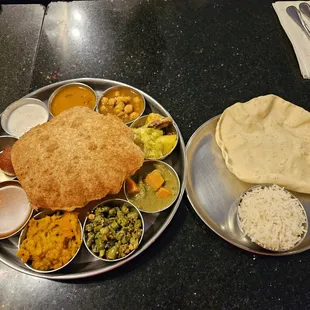 thali ($15.95)