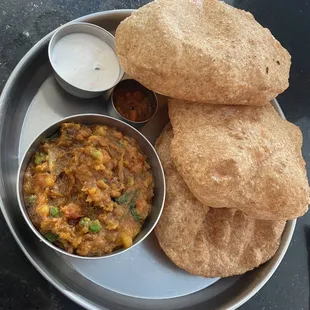 Phoori Bhaji**