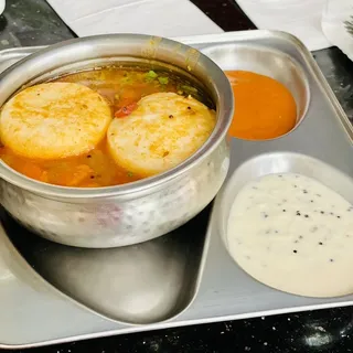 2 Piece Ghee Sambar Idly