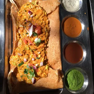 House curry dosa