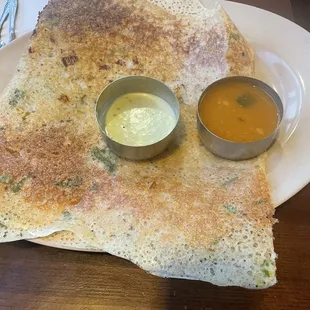 Onion Rava Masala Dosai