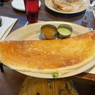 Cheese Dosai.....I wouldn&apos;t recommend this one, unless you want to have a heart attack