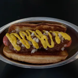 Detroit Style Beef Hot Dog