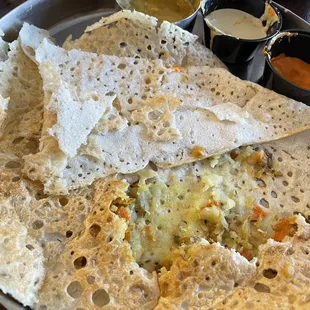 Rava masala dosa