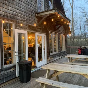 Outdoor seating