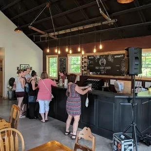 Inside of the winery