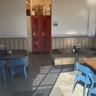 Limited indoor seating