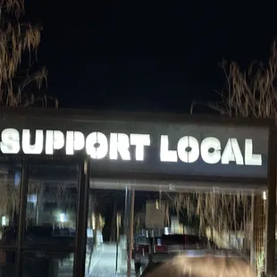 Hell yeah support local