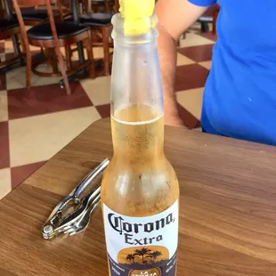 Corona con limon