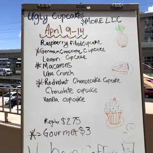 Their flavors for the week