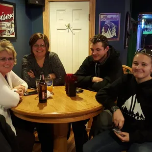 Enjoying a great evening at the duck!