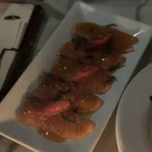 Salmon crudo