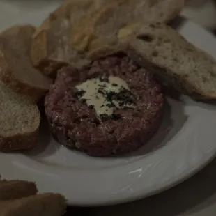 Beef tenderloin tartare