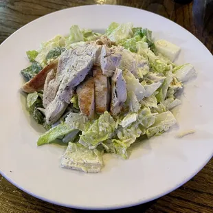 Grilled Chicken Caesar Salad sans croutons
